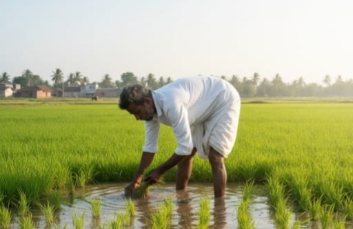Farmer in Field